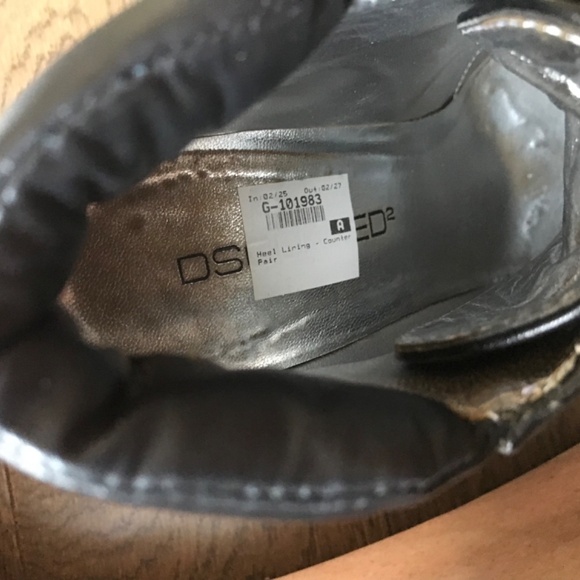 Dsquared2  vintage high  heel leather boots size 37. - Picture 3 of 9